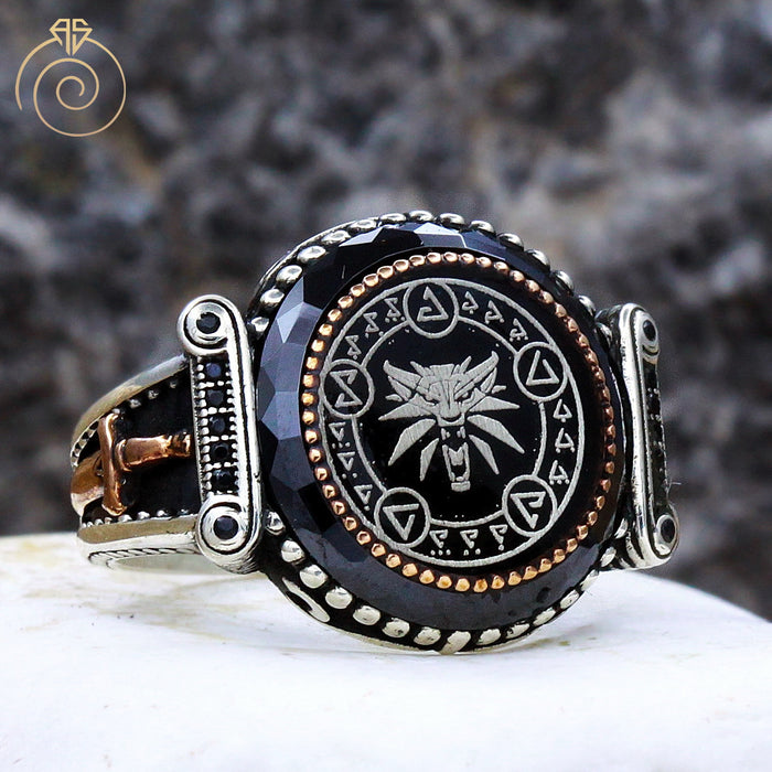 Witcher Sword Silver Men’s Ring
